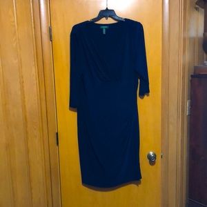 Ralph Lauren, Womens Dress, Royal Blue, 22W